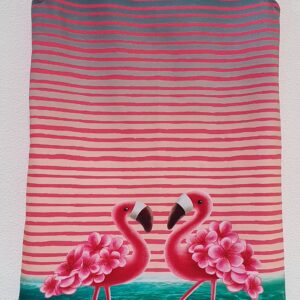 Flamingós lányka ruha készítő szett